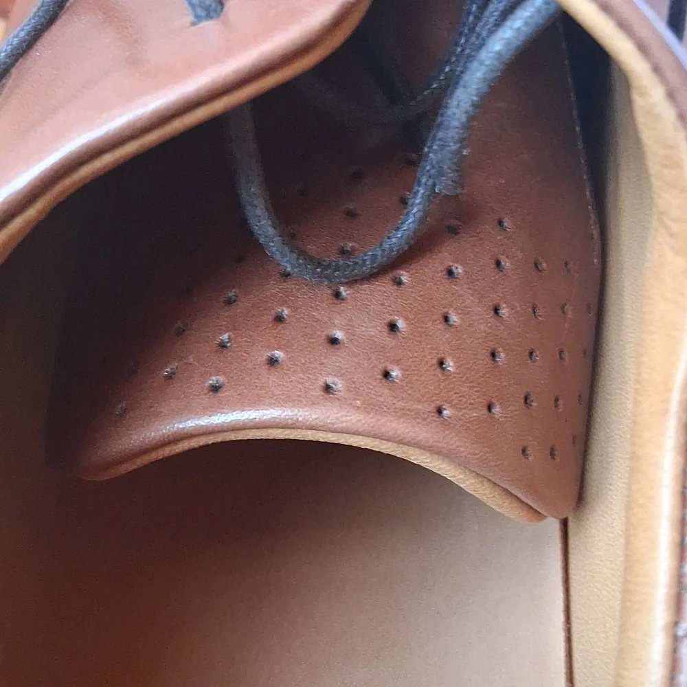 Quince Hybrid Crafted Leather Oxford Brandy 9.5